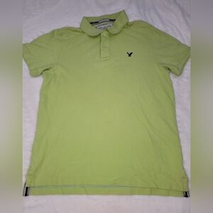 American Eagle Outfitters Green Polo Shirt Classic Design